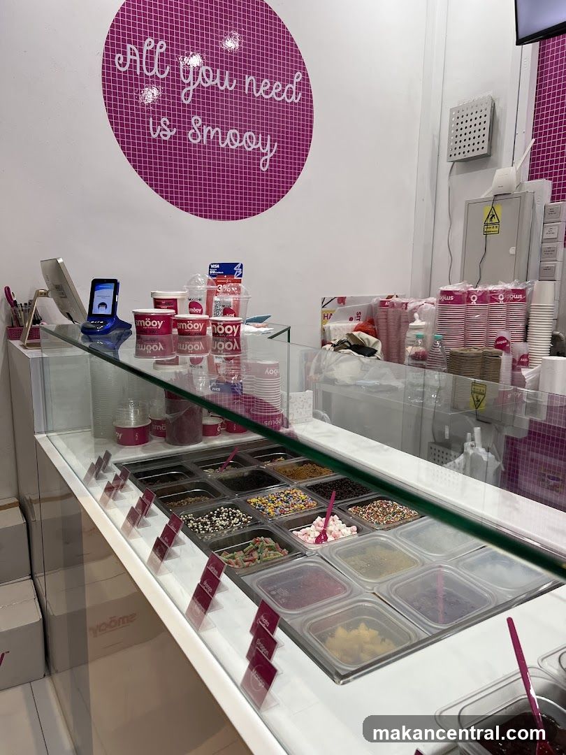 Frozen Yogurt Toppings Bar