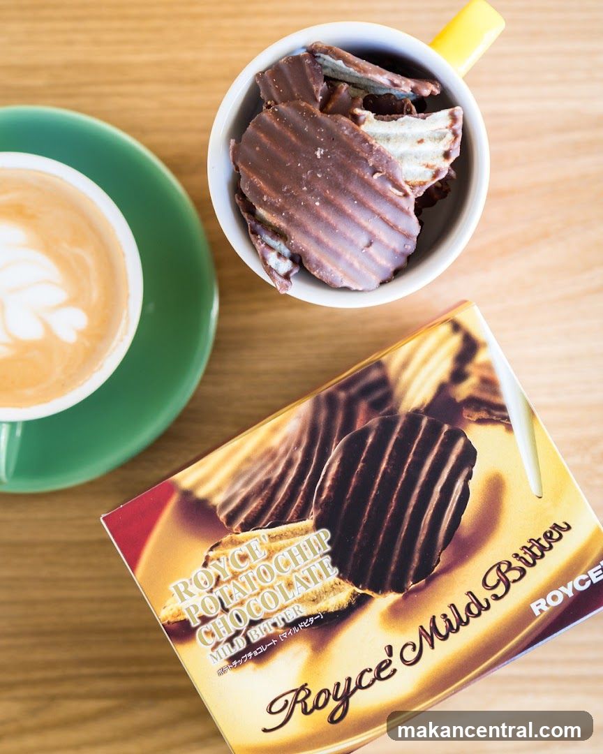 Chocolate Potato Chips and Coffee