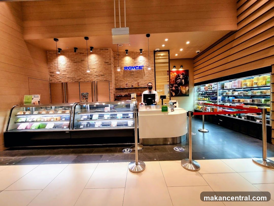 Store Interior with Display Cases and Counter