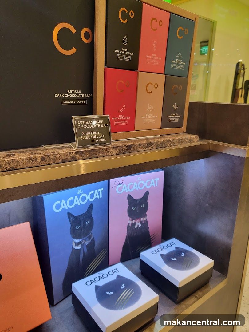 Artisan Chocolate Bars Display