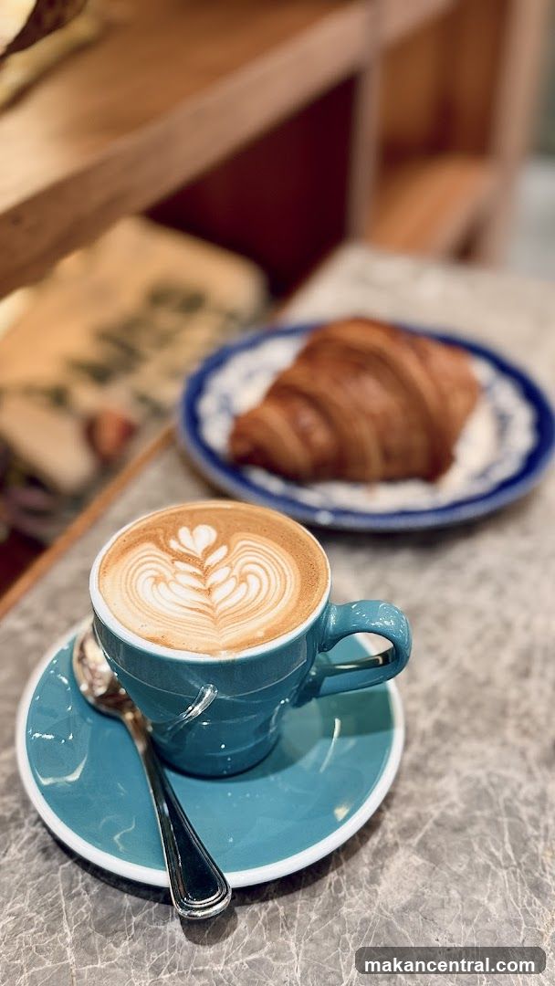 Latte and Croissant
