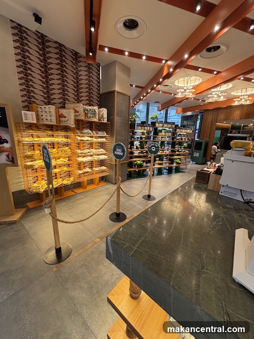 Bakery Interior with Pastries and Merchandise