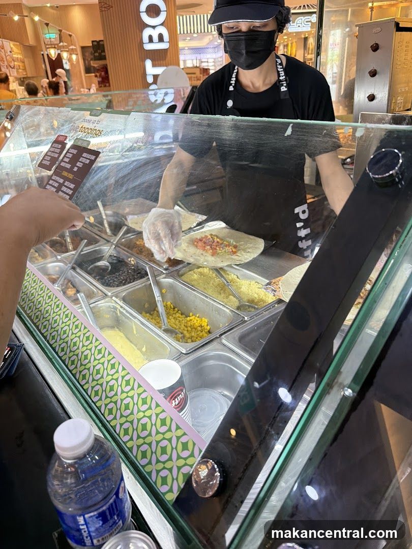 Food preparation counter