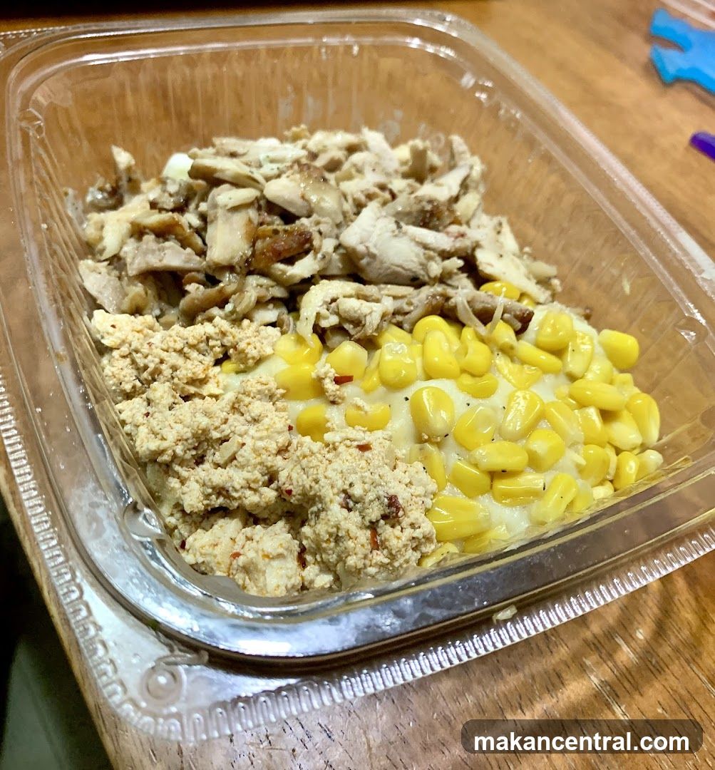 Chicken and Corn Bowl