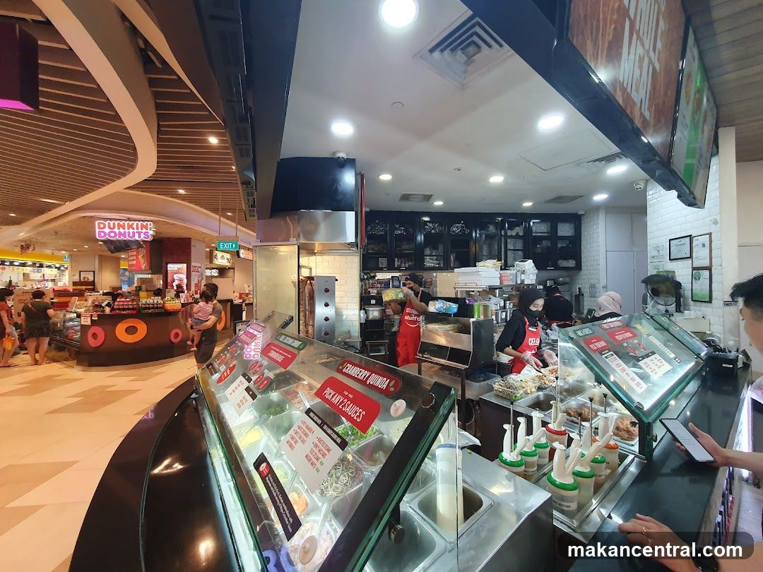 Salad Bar and Dunkin' Donuts