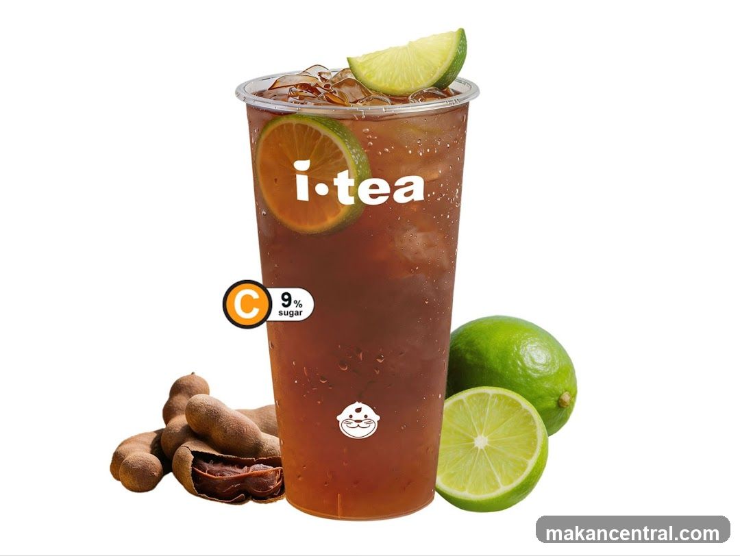 Iced Tea with Lime and Tamarind