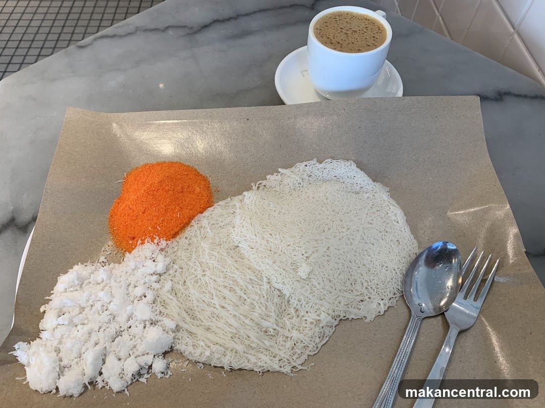 Food and beverage on table