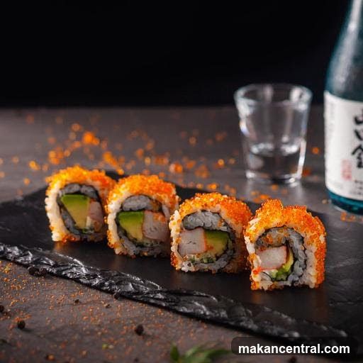 Sushi Roll Presentation