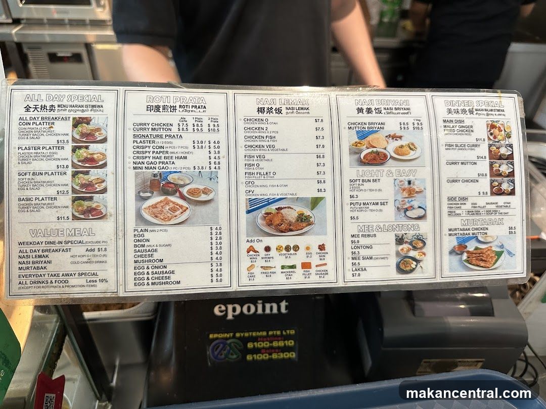 Restaurant Menu Board