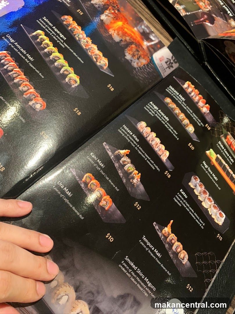 Sushi Menu