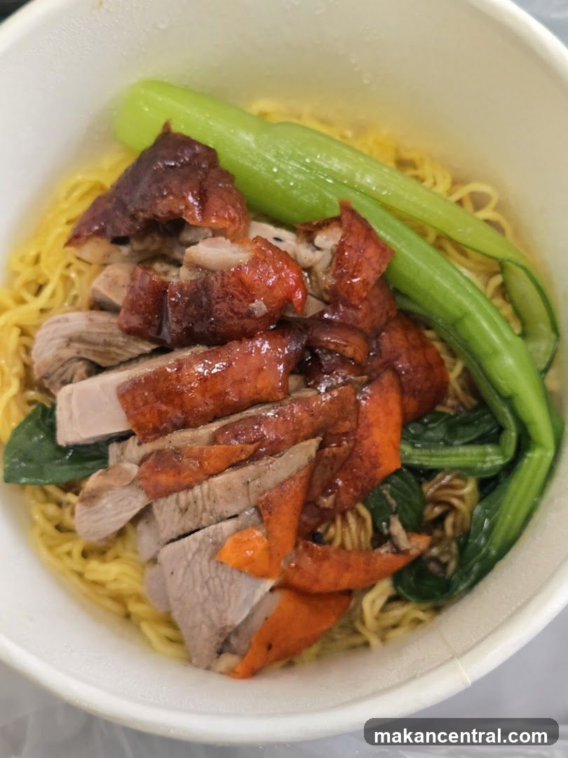 Noodle Bowl with Roasted Duck and Vegetables