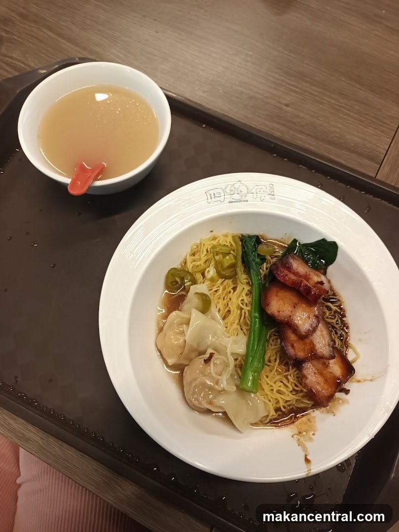 Food served on tray