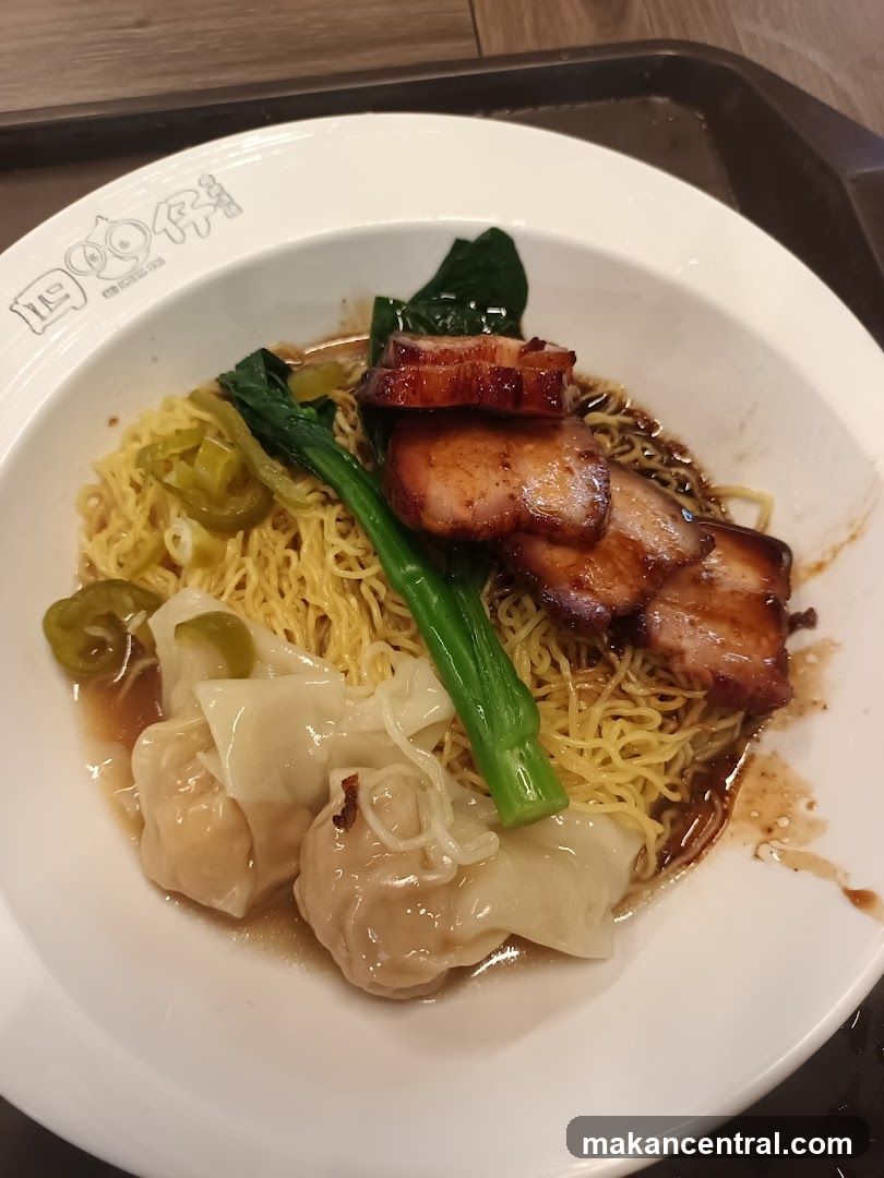 Noodle Dish with Pork and Dumplings