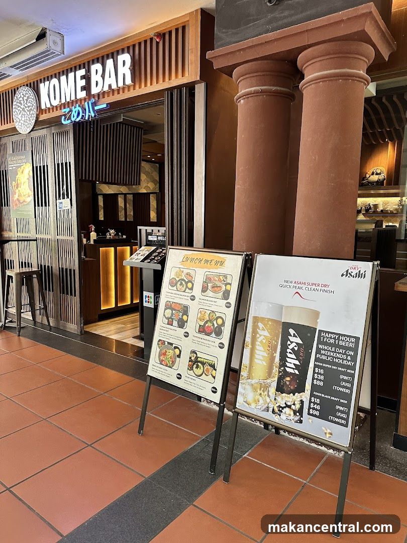 KOME BAR storefront