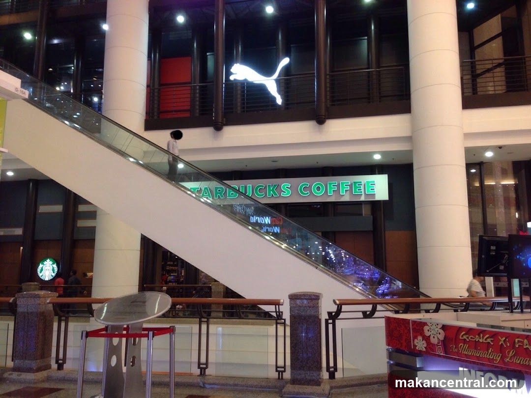 Interior of shopping mall