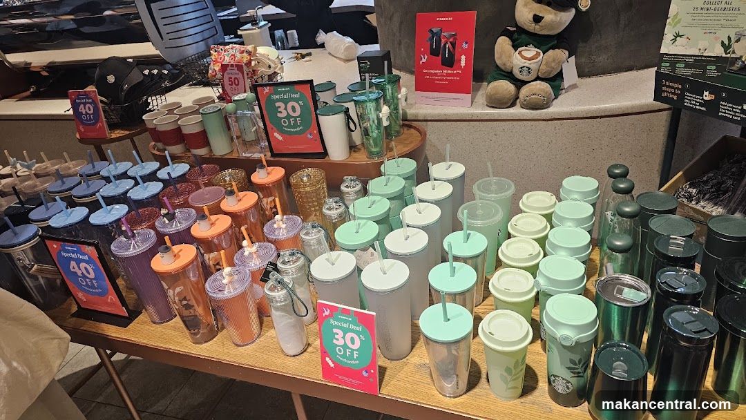 Starbucks merchandise display