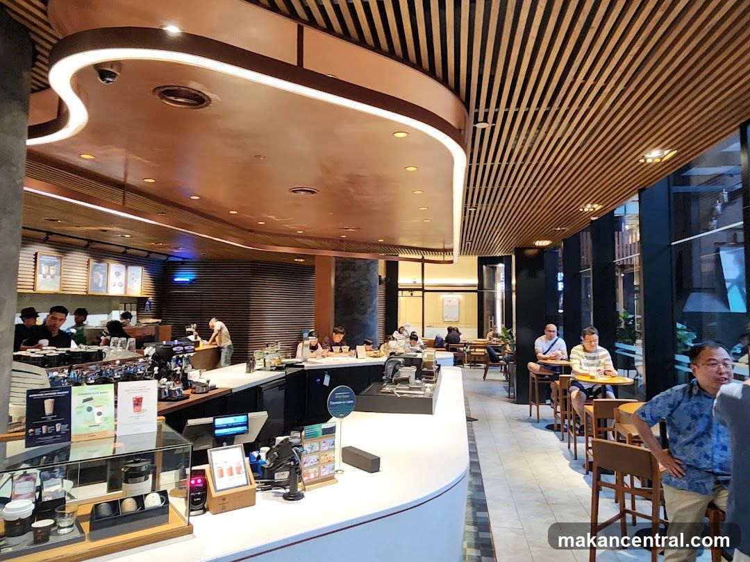 Interior of a modern café