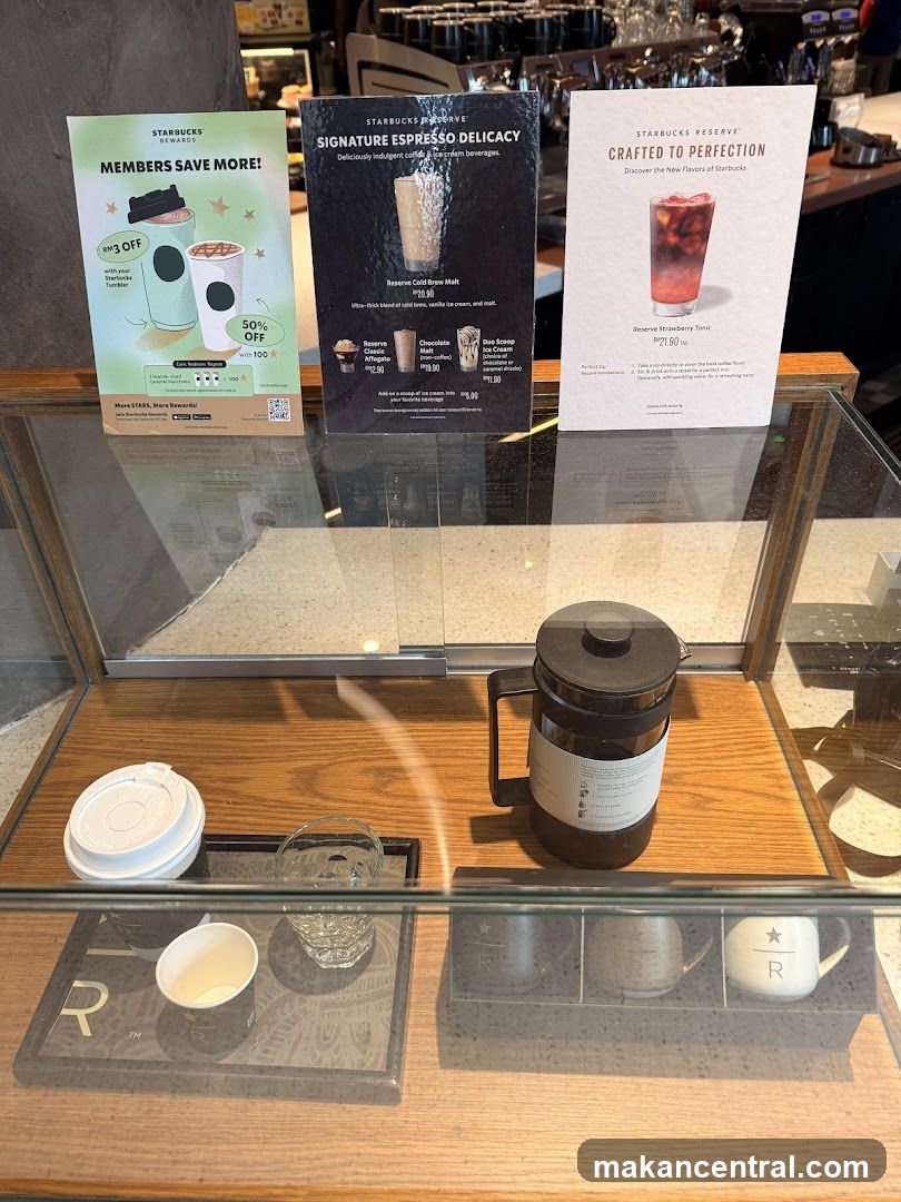 Starbucks Display Counter