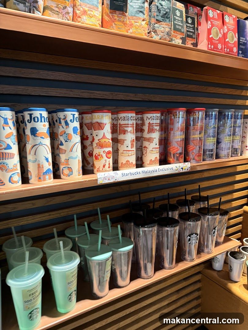 Starbucks Malaysia Exclusive Merchandise Display