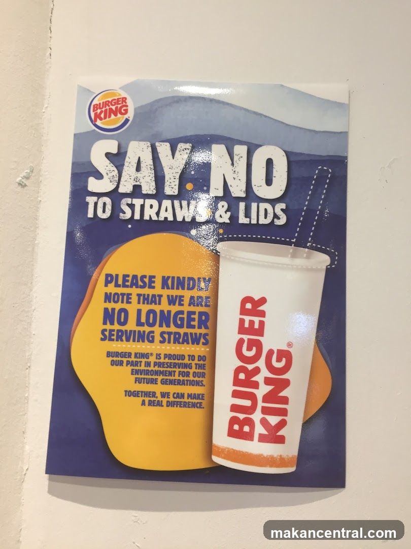 Burger King Environmental Initiative Poster