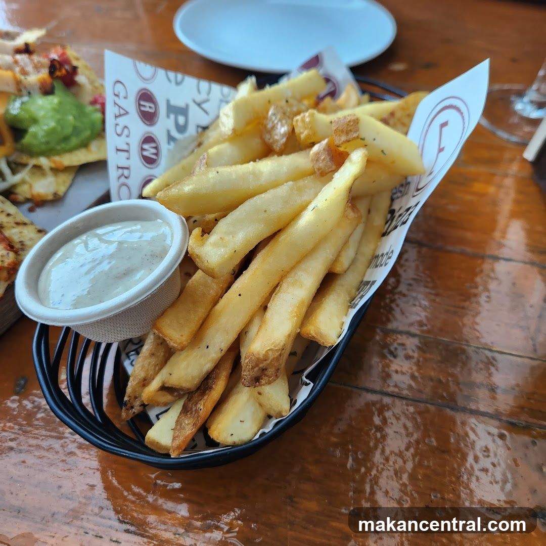 Food on Wooden Table