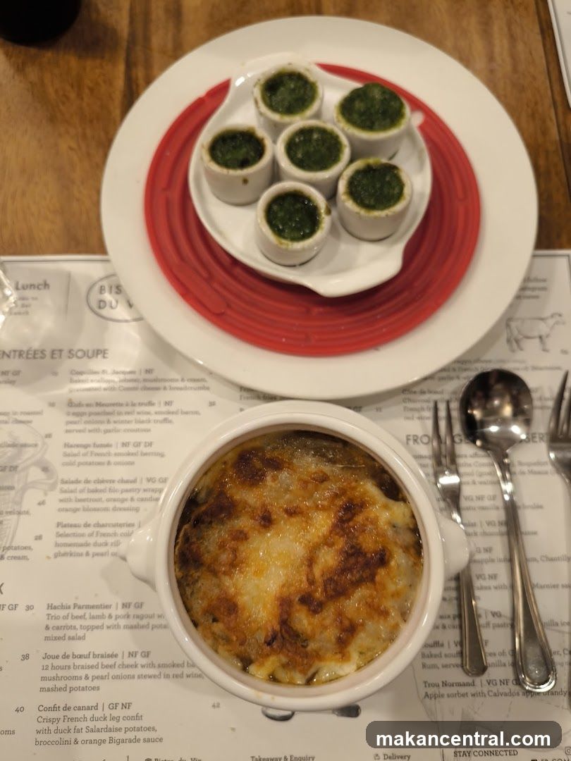 Dinner Plate with Appetizers and Menu