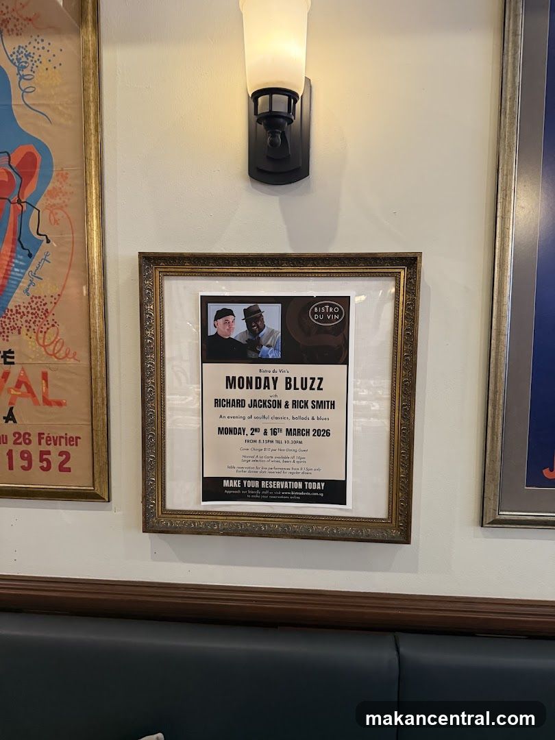 Promotional Poster at Bistro du Vin