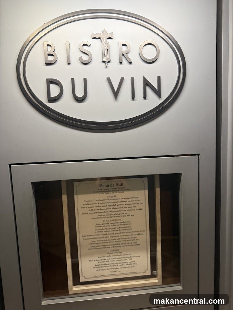 Bistro Du Vin signage