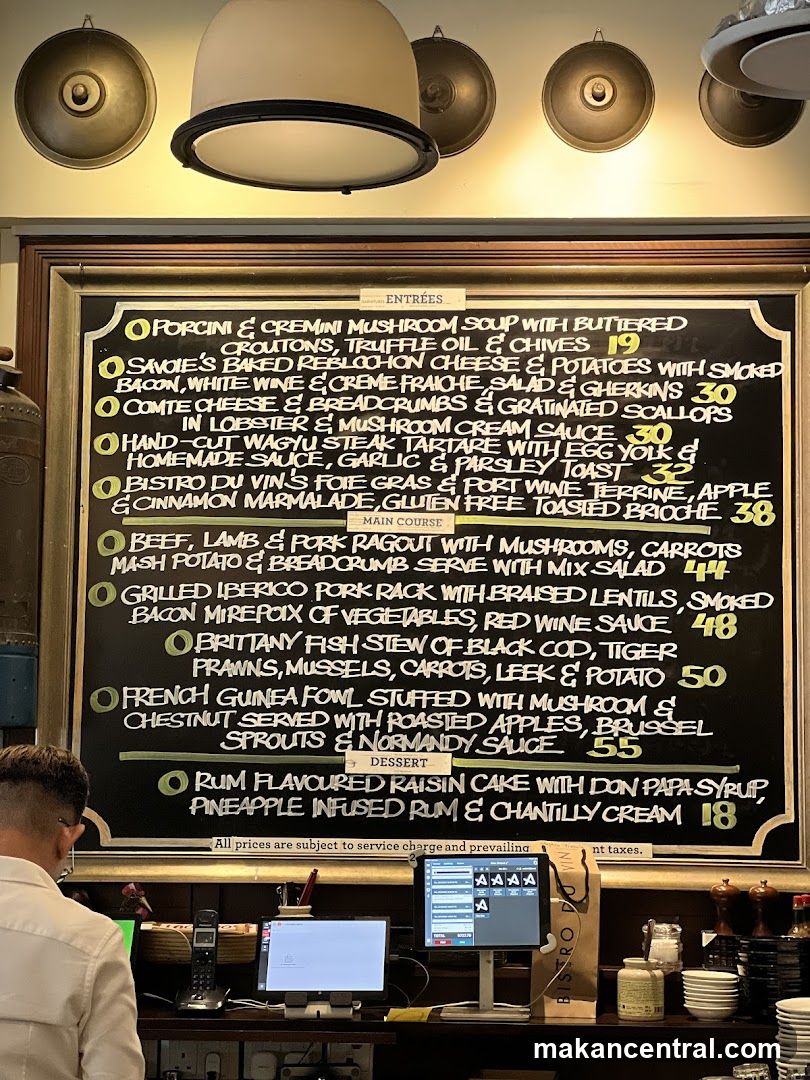 Restaurant Menu Board