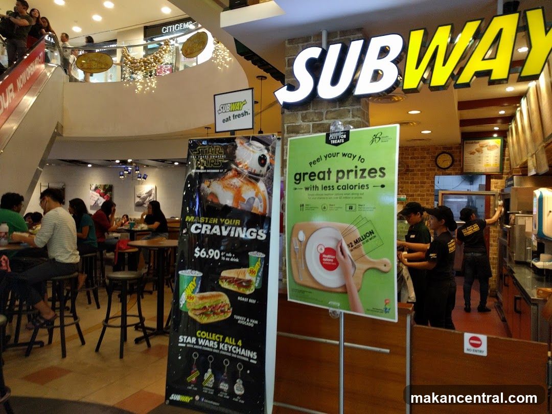 Subway Restaurant Interior