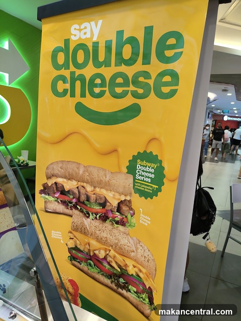 Subway Double Cheese Advertisement