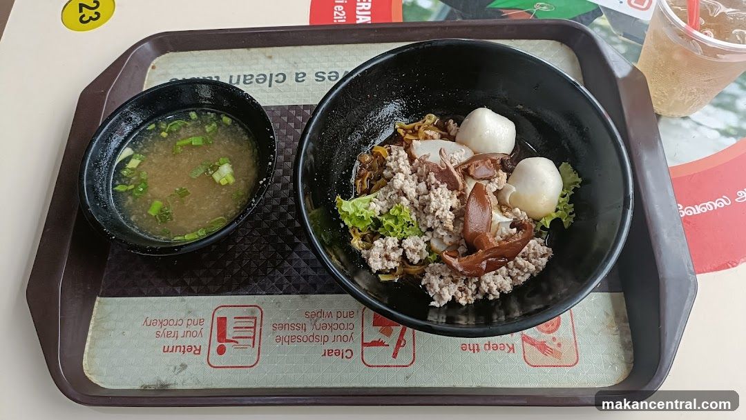 Food served on tray