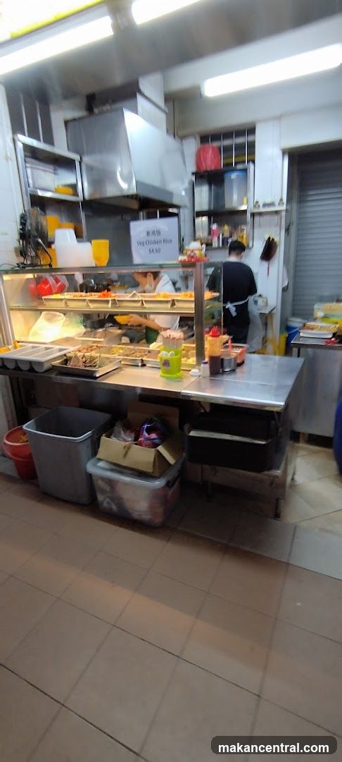 Food stall interior