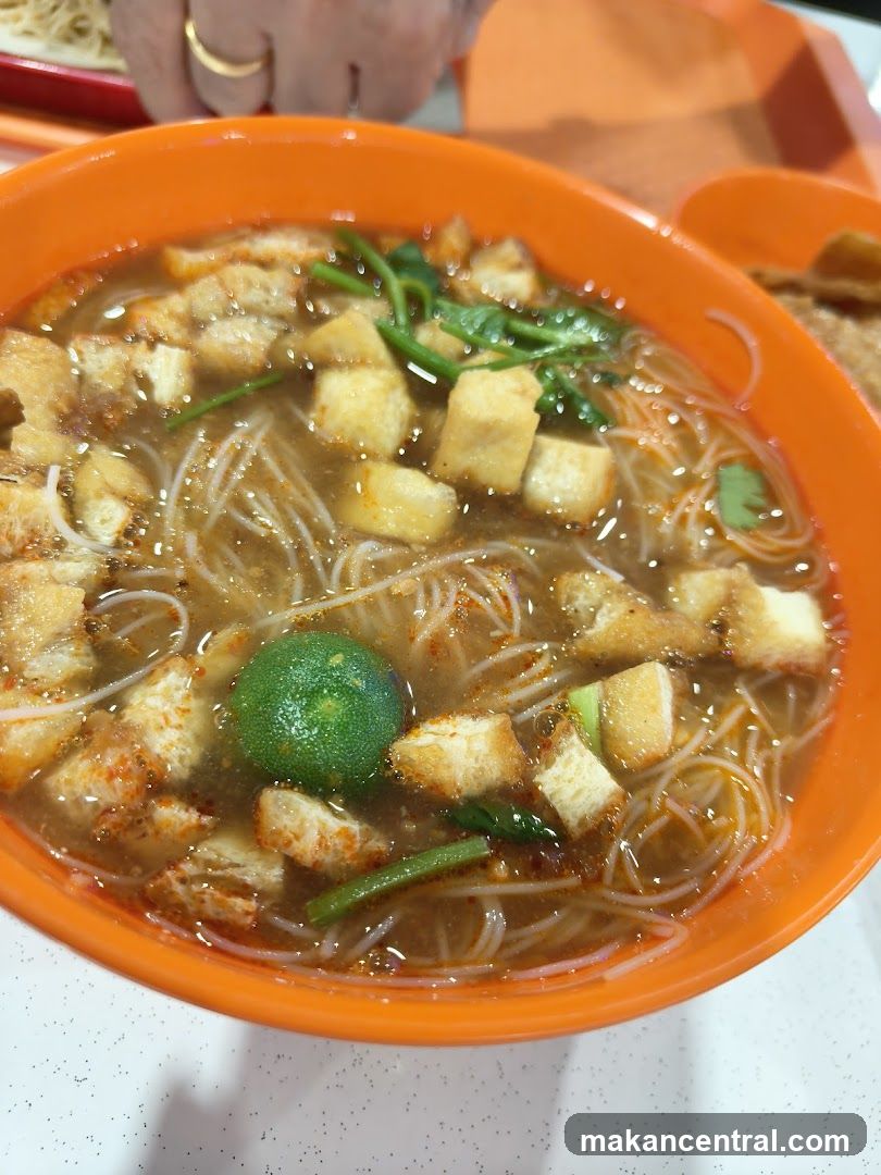 Orange Bowl of Noodle Soup