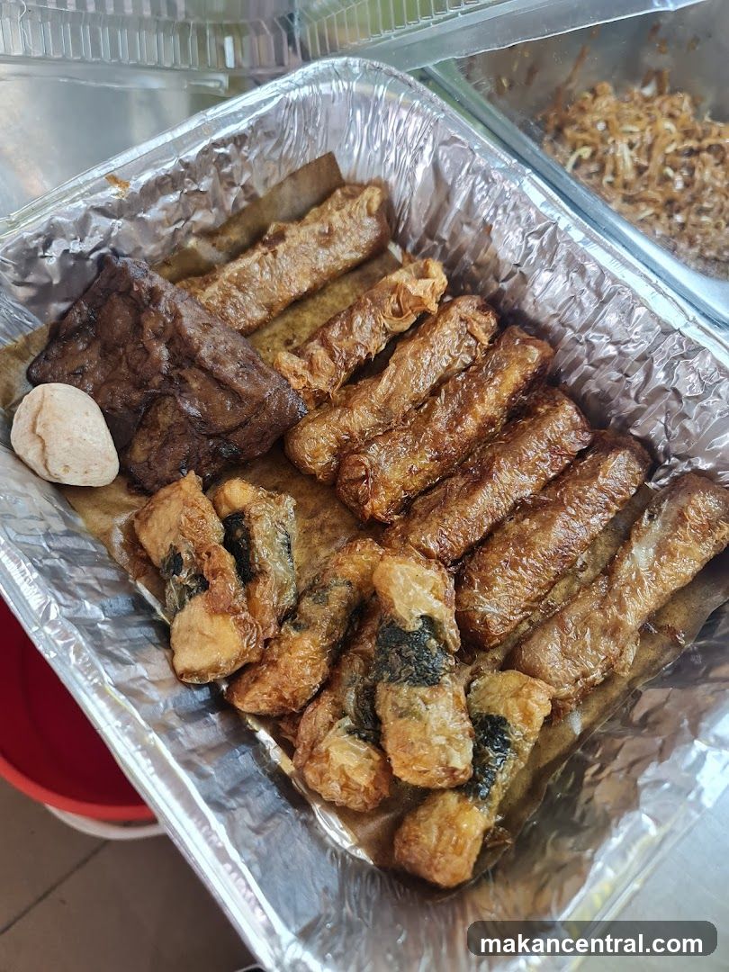 Food in aluminum tray