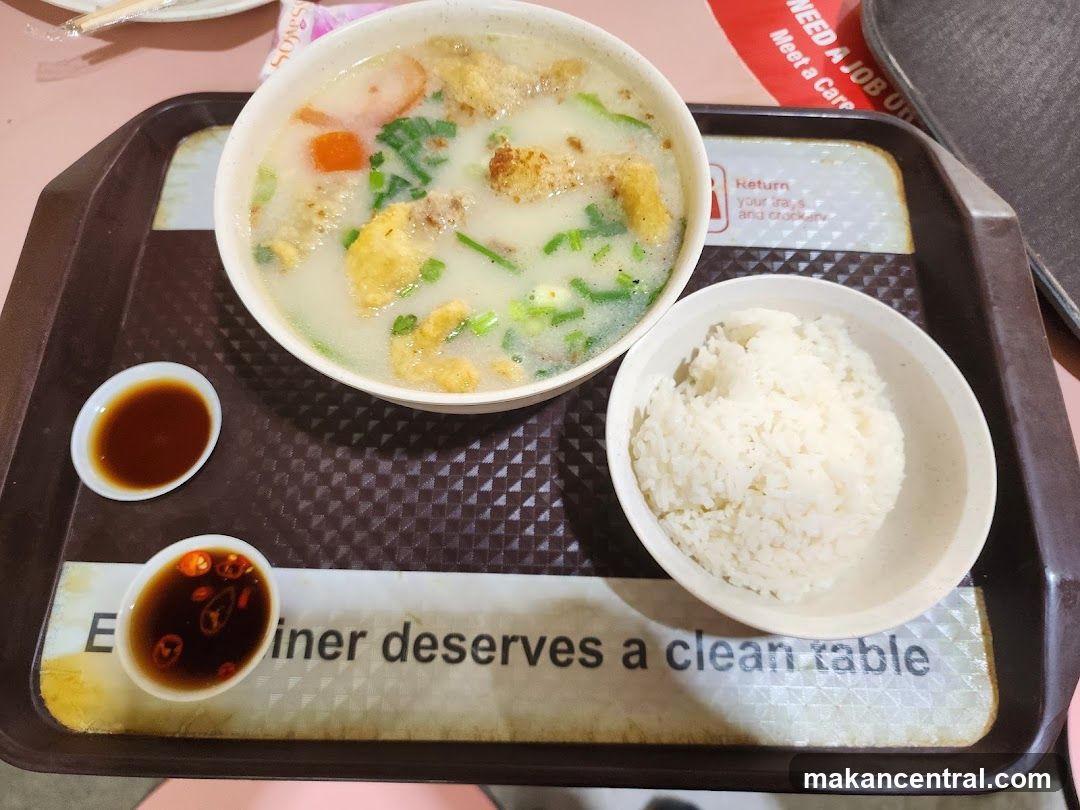Food served on tray