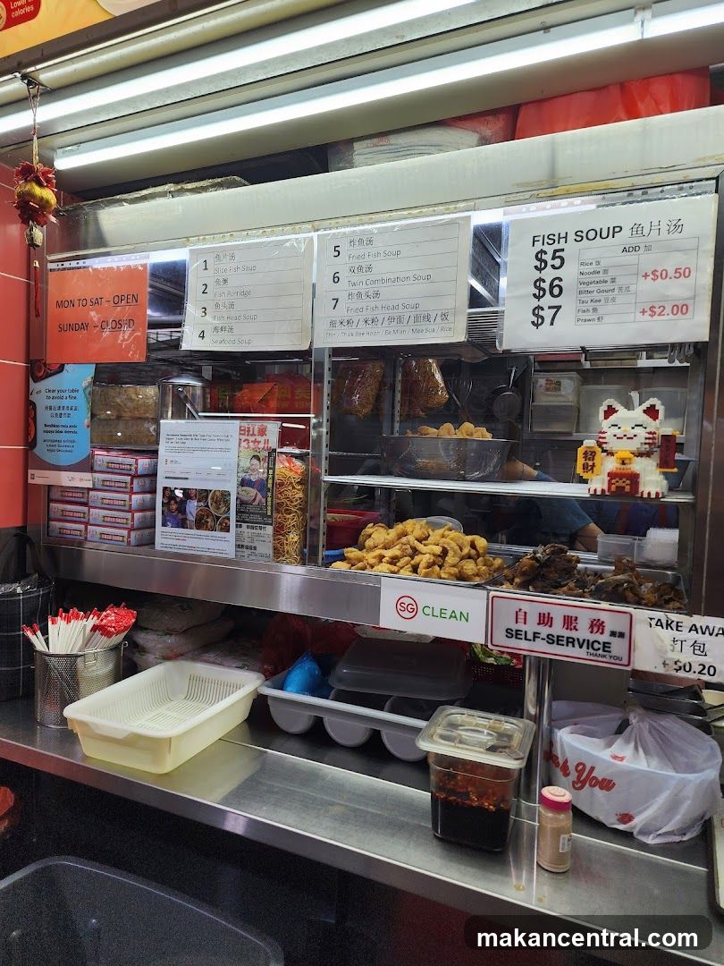 Food stall interior