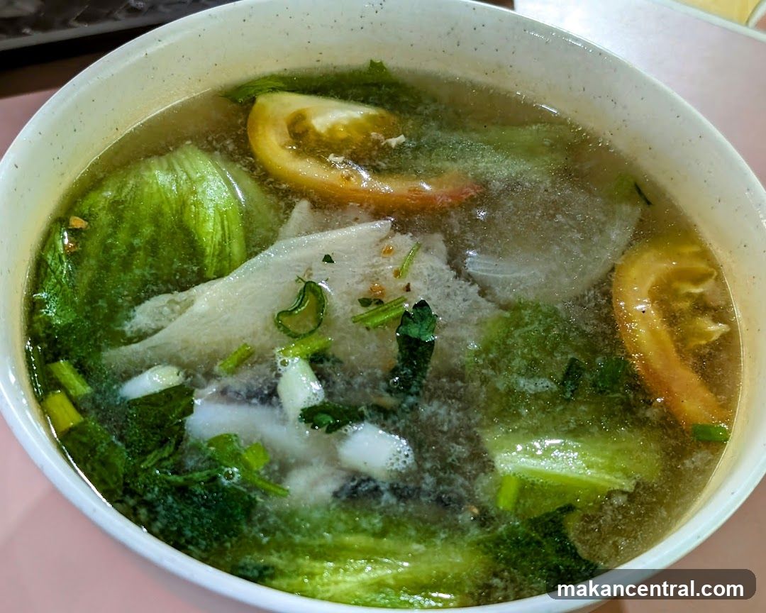 Soup in bowl