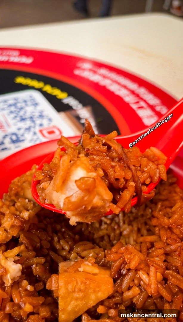 Close-up of fried rice dish