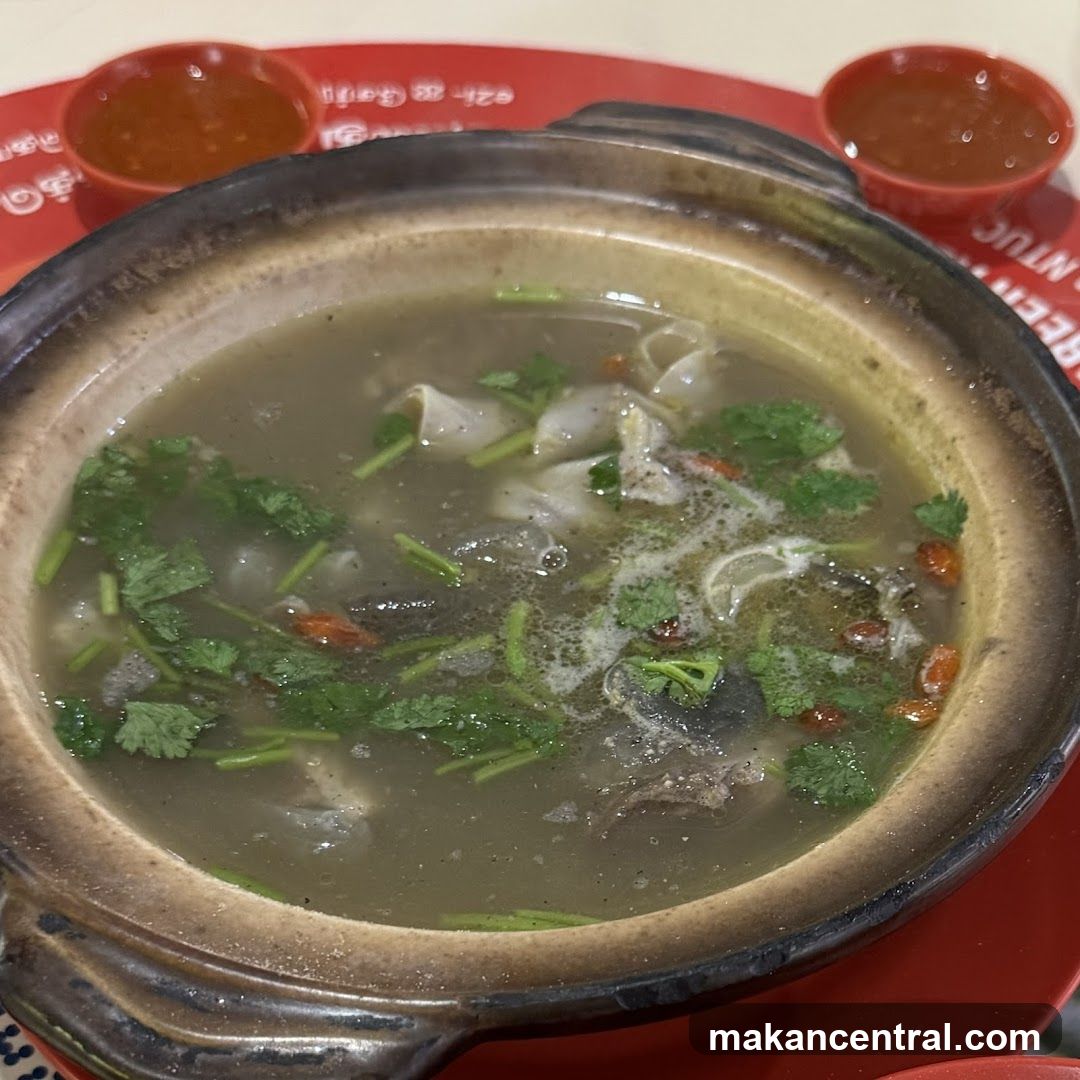 Hot Pot Soup with Garnishes