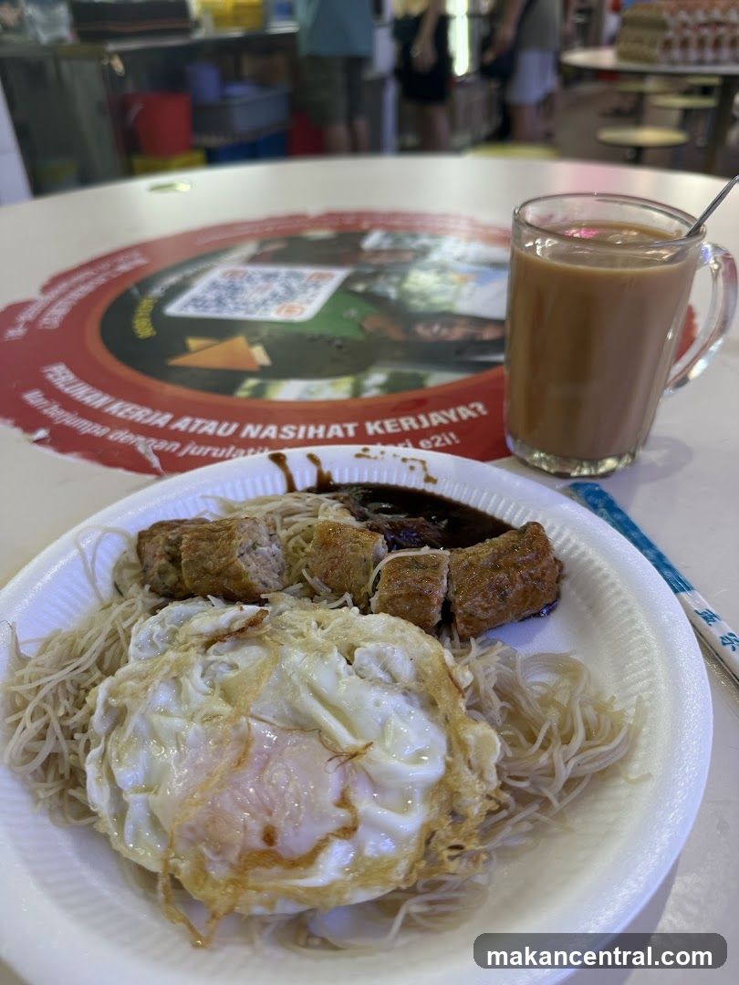 Food and Beverage at a Hawker Stall
