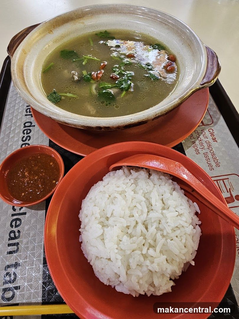 Food served on tray