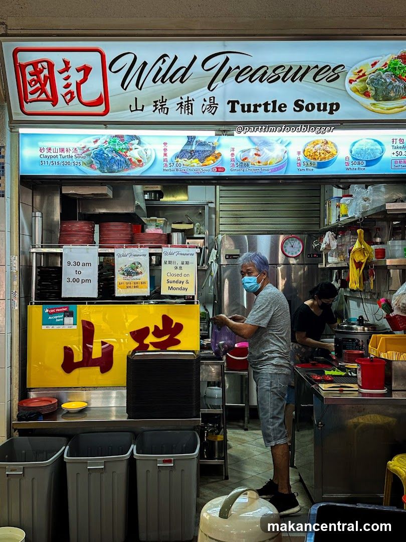Wild Treasures Turtle Soup stall interior