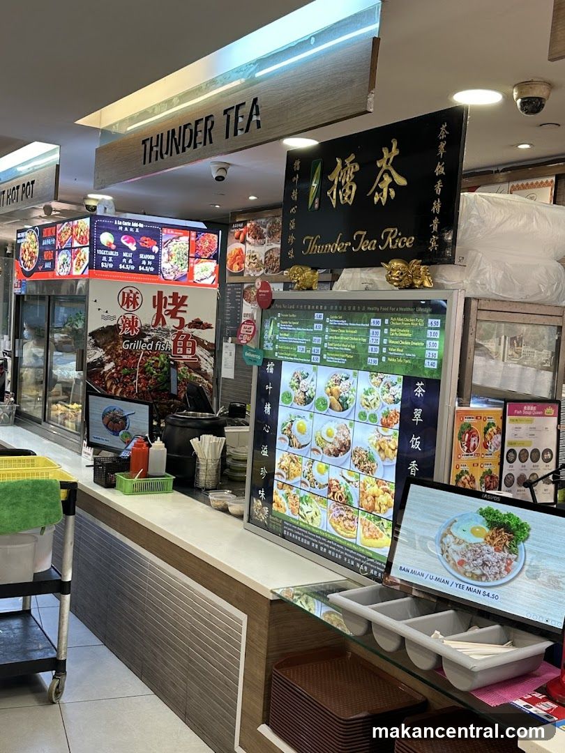 Thunder Tea Rice stall interior