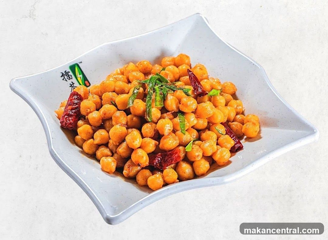 Chickpea dish in a bowl