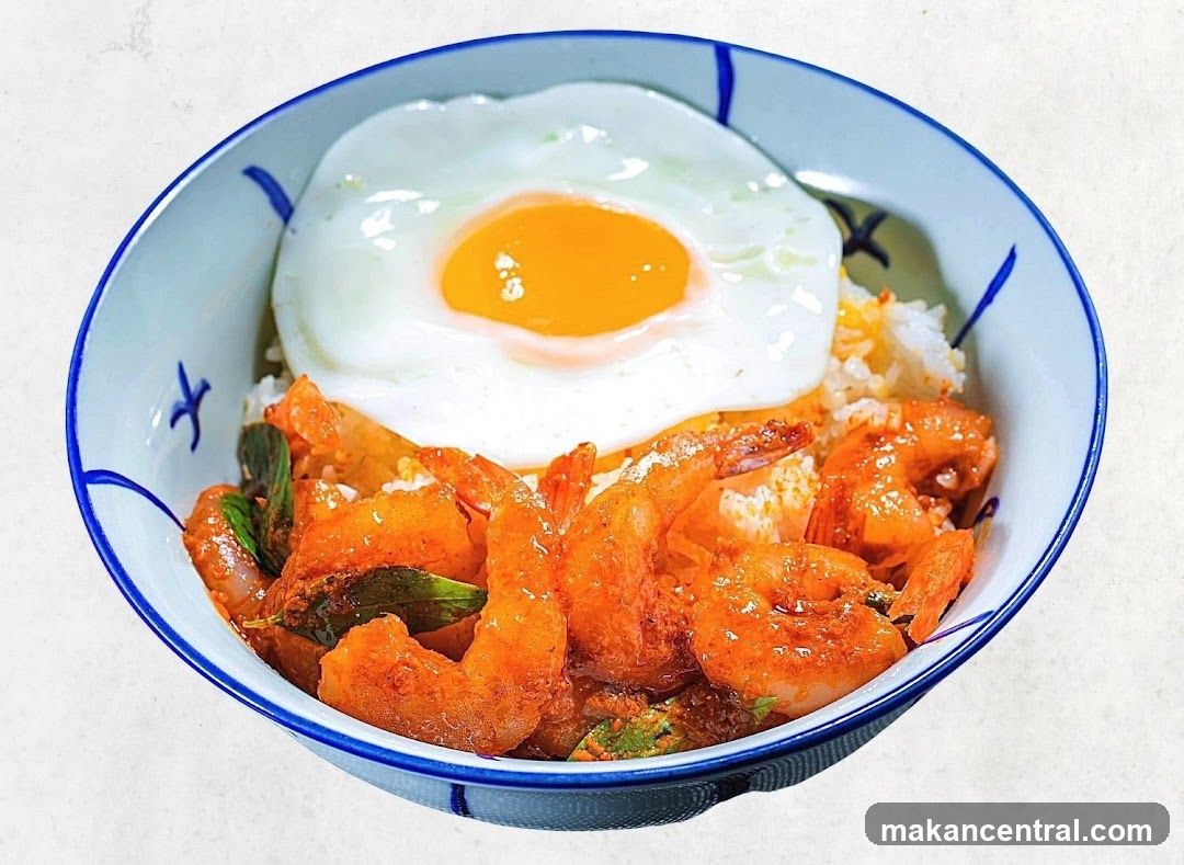 Shrimp and Egg Bowl