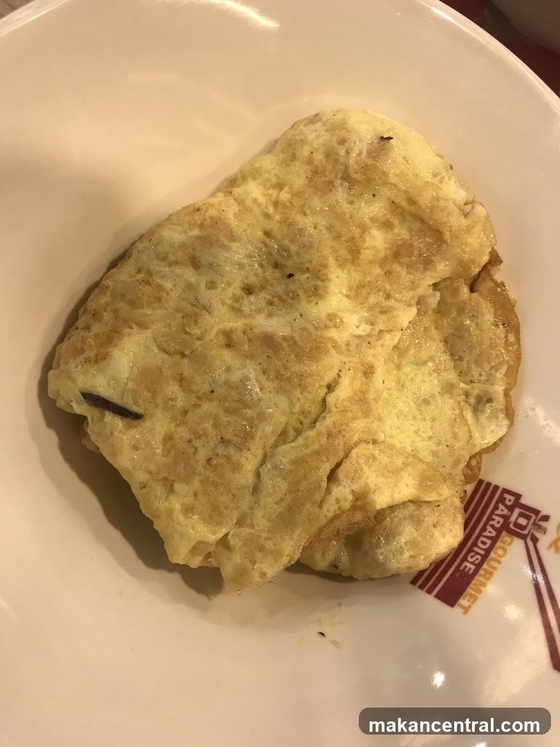 Omelette on Plate