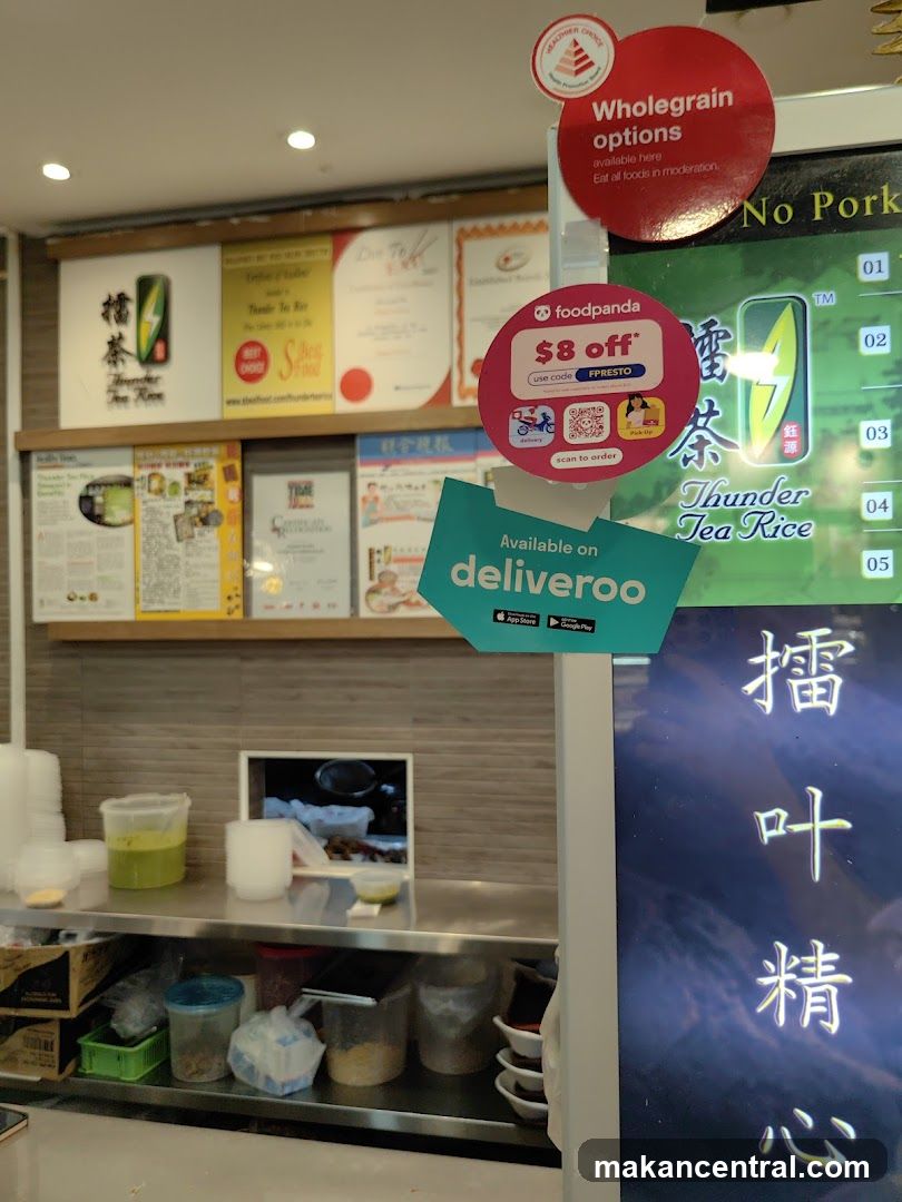 Thunder Tea Rice interior signage