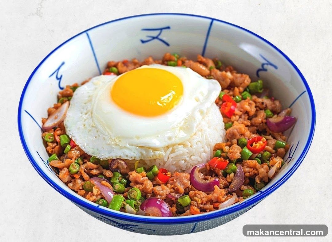 Rice bowl with fried egg