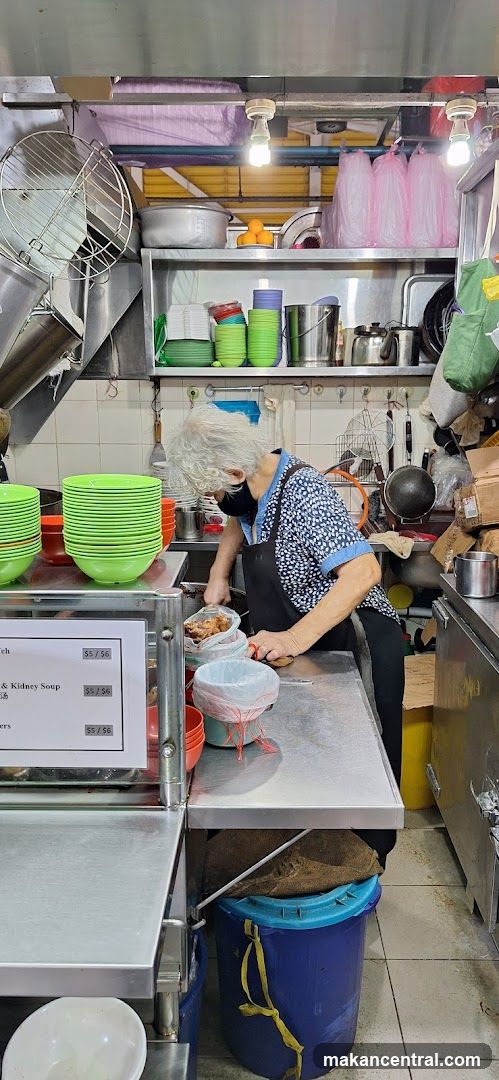 Food stall interior